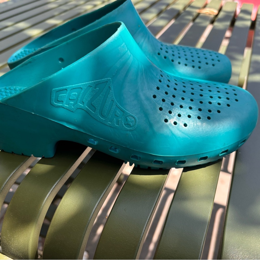 Calzuro Teal Clogs 38-39